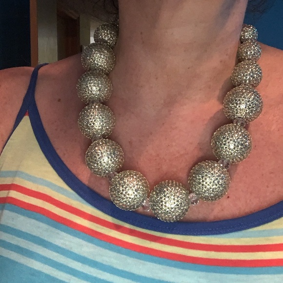 Cara ny vintage rare golden sparkly chunky ball necklace - Picture 1 of 7